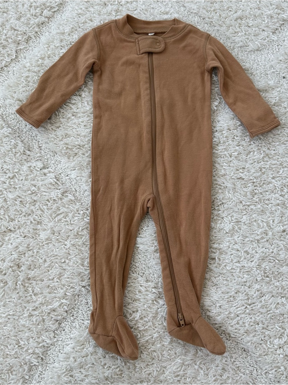 Quincy Mae Zipper Footie Pajamas